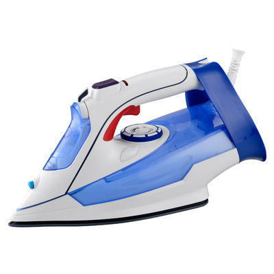 2400W Pakaian Steam Iron Dengan Keramik Soleplate Vertikal Steam Turbo