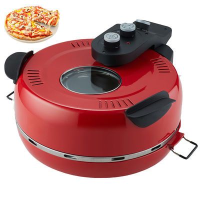 Pabrik harga langsung 12 Inch Non-Stick Calzone Maker Oven Pizza di Rumah Merah Gunakan Fast FunElectric Multi Pizza Maker
