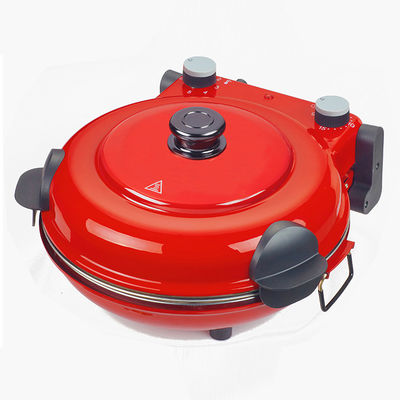 Lihat jendela memasak Dalam 5 menit, Timer, piring keramik restoran Mesin pembuat oven pizza listrik