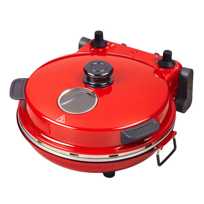 Peralatan dapur kecil 12 Inch Rotating Electric Pizza Maker