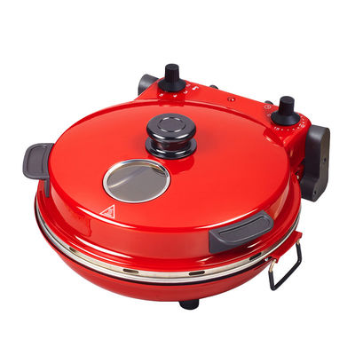 Peralatan dapur kecil 12 Inch Rotating Electric Pizza Maker