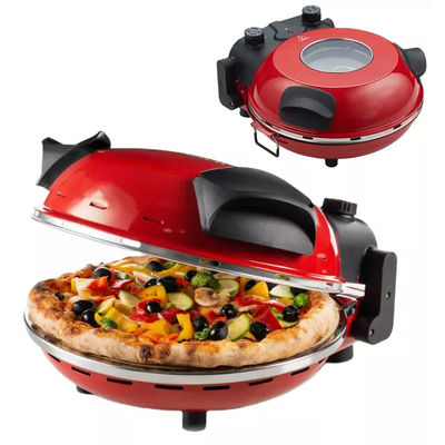 peralatan dapur kecil Non-Stick 12 inci Pizza Maker Mesin Untuk Rumah Listrik Pizza Oven