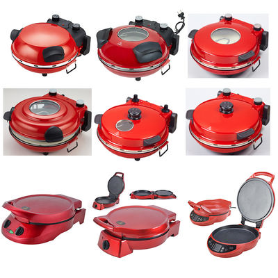 Profesional 12 inci Non-stick pembuat pizza terintegrasi oven