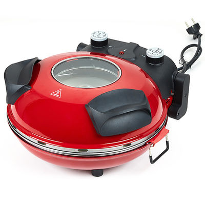 Anbolife mesin pembuat pizza listrik 1400w multi-fungsi mesin pembuat pizza mini dan portabel mesin pembuat pizza listrik