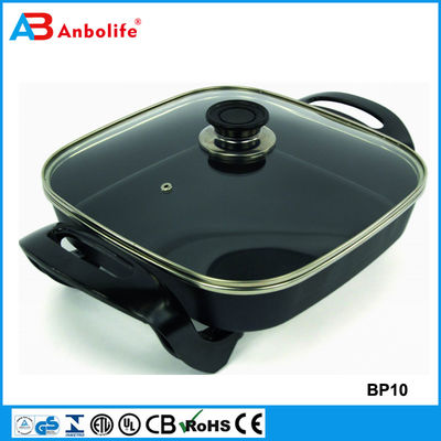 Anbo professional frying pan pan listrik pizza dengan bulat