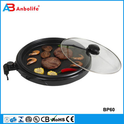 Anbo professional frying pan pan listrik pizza dengan bulat