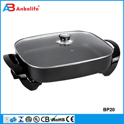 Grill dan Griddle anti lengket panci pizza listrik Pancake Panggang Panci