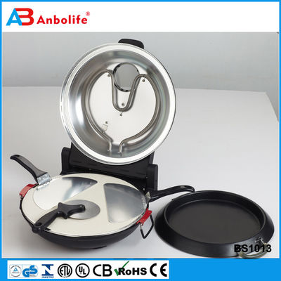 Desain baru non-stick coating panci pizza besi cor dengan multifunction warna-warni bulat panci pizza stainless steel batu pizza