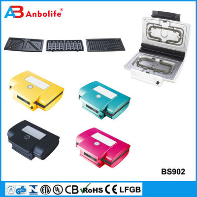 16 Inch Foldaway Keramik Ukuran Keluarga Skillet Listrik dengan Tutup Kaca Lapisan Tembaga 1200 watt frying pan