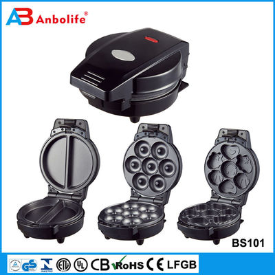 16 Inch Foldaway Keramik Ukuran Keluarga Skillet Listrik dengan Tutup Kaca Lapisan Tembaga 1200 watt frying pan