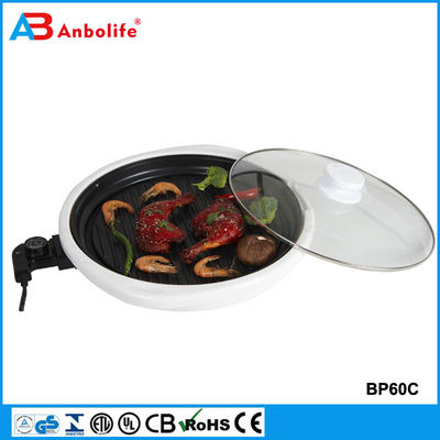 Anbo non-stick round electric grill pan/electric aluminum pizza pan untuk peralatan rumah tangga