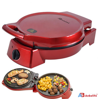 Anbo aluminium portabel anti lengket pizza pan terbaik kualitas baking sheet multifungsi bundar konveyor listrik pizza pan oven