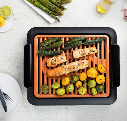 Anbo aluminium portabel anti lengket pizza pan terbaik kualitas baking sheet multifungsi bundar konveyor listrik pizza pan oven