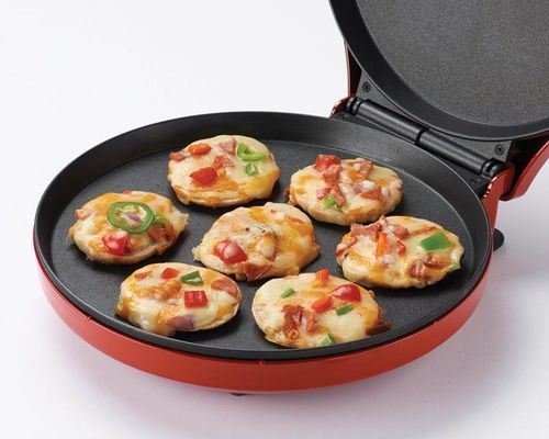 New Electric Pizza maker portabel berkualitas tinggi multifunction listrik oven sandwich pizza / wajan pizza