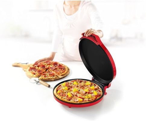 Multi fungsi pembuat pizza dengan pengaturan suhu ideal untuk pizza Quiches pai Crepes BBQ Electric Pizza Oven