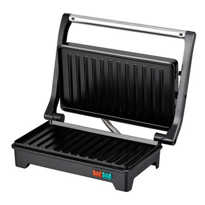 Stainless Steel Electric Grill sandwich press panini grill dengan perangkat miring