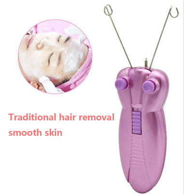 Lady Men Bee Electric Face Epilator Garis Katun Lolos Daya Dengan Indikator Cahaya Penghilang Rambut Tanpa Nyeri