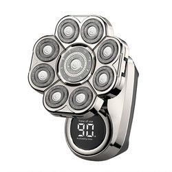 90 Mins Pria Produk Perawatan Pribadi Kepala Electric Razor 9D Floating Head Shaver