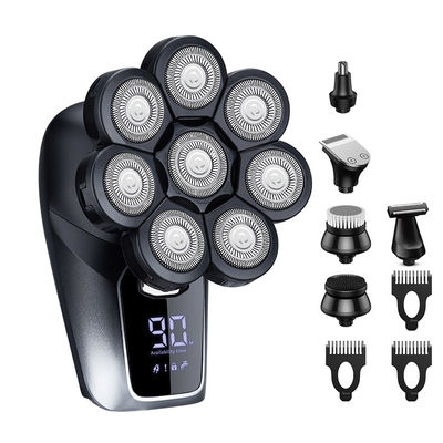 6 In 1 Waterproof Head Shaver Kit Perawatan Multifungsi Wireless Electric Razor