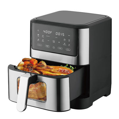 Rumah Perkakas Sehat 12L Kapasitas Menengah Air Fryer Oven Dengan Layar Sentuh Tampilan Tanpa Minyak