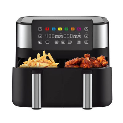 Rumah Perkakas Sehat 12L Kapasitas Menengah Air Fryer Oven Dengan Layar Sentuh Tampilan Tanpa Minyak