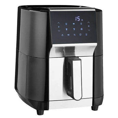 Minyak Bebas Stainless Steel Listrik dapur air fryer oven 5.5L 7L XL Digital 8 Presets Touch Screen