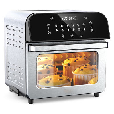 1700W Air Fryer Oven Pintu Prancis 5.5L 6.5L 23L Healthy Oil Free Stainless Steel