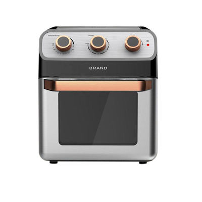 24L 12L Air Fryer Oven Dapur Peralatan Masak Baja Ringan Listrik Retro Kapasitas Besar Kaca