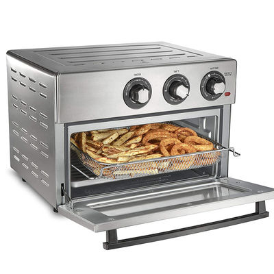 24L 12L Air Fryer Oven Dapur Peralatan Masak Baja Ringan Listrik Retro Kapasitas Besar Kaca