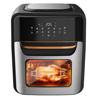 Stainless Steel 1800W Air Fryer 12 L 14L 24L Digital Control Panel Steam Air Fryer Oven