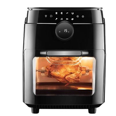 Multifunctional Stainless Steel Air Fryer Oven 12L Non Oil Convection Rotisserie Dehydrator Bak 1800W