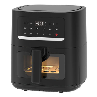 4.5L Dual Air Fryer Dengan 2 Basket Lihat Melalui Jendela Kaca SYNC Memasak Twin Drawer