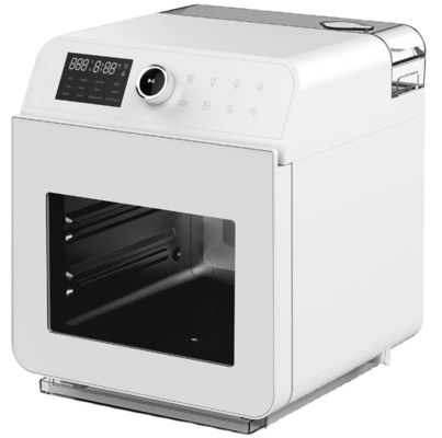 18L Dual Air Frye Dengan Fungsi Uap Dan Pengeringan 2450W Toaster Dehydrator Oil Free