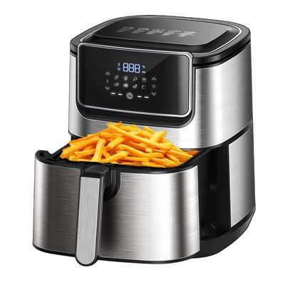 Dapur Rumah tangga Air Deep Fryers Rumah Sehat Kapasitas besar 6l 6.5l 7l 8l Listrik