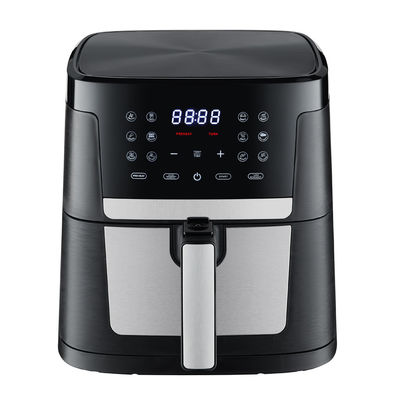 4.5 Liter Visual Silikon Basket Air Fryer Baja tahan karat Fire Perancis Oil Free Smart