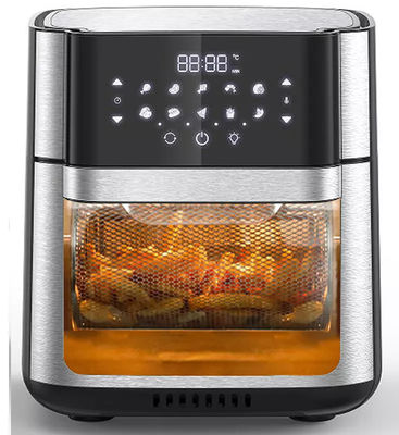 Steam Digital Air Fryer Dengan Digital Screen Stainless Steel Rotisserie Chicken Grill Machine