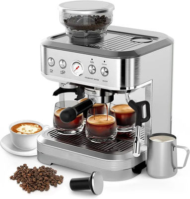 20 Bar Espresso Italia Mesin Kopi Cerdas Otomatis Dengan Susu