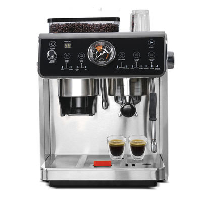 Mesin pembuat kopi otomatis Karoseri stainless steel rumah pintar mesin kopi espresso Italia