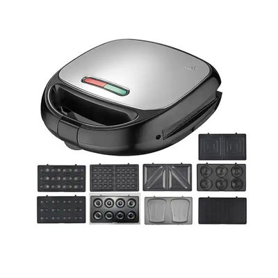 4 Pancake Egg Core Customized Waffle Maker Round Untuk Rumah Individu Anak-anak Kue Panggang