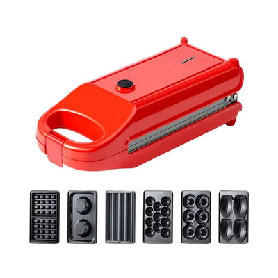 4 Pancake Egg Core Customized Waffle Maker Round Untuk Rumah Individu Anak-anak Kue Panggang