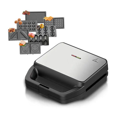 Portable 6 8 In 1 Non Stick Sandwich Bubble Waffle Maker Rumah