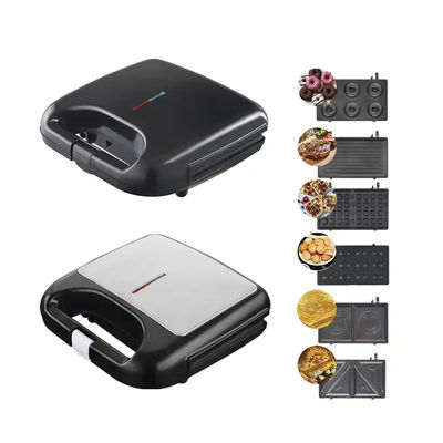 Portable 6 8 In 1 Non Stick Sandwich Bubble Waffle Maker Rumah