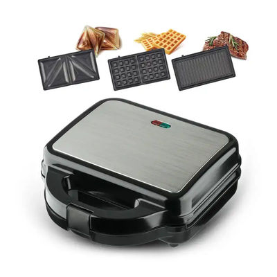 Rumah tangga 3 In 1 Hot Dog Cake Waffle Maker Mesin komersial