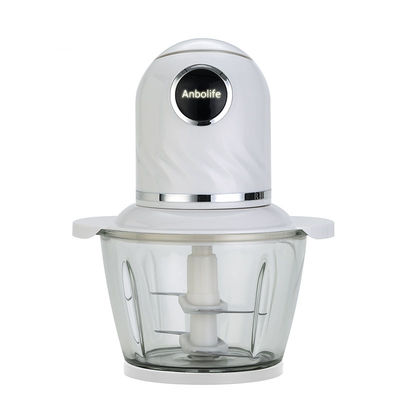 400W Blender Chopper Profesional 2L Stainless Steel Glass Electric Meat Grinder