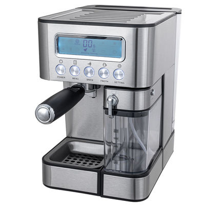 Mesin Kopi Espresso Semi-otomatis Dengan Pencet Susu Manual Untuk Latte Cappuccino