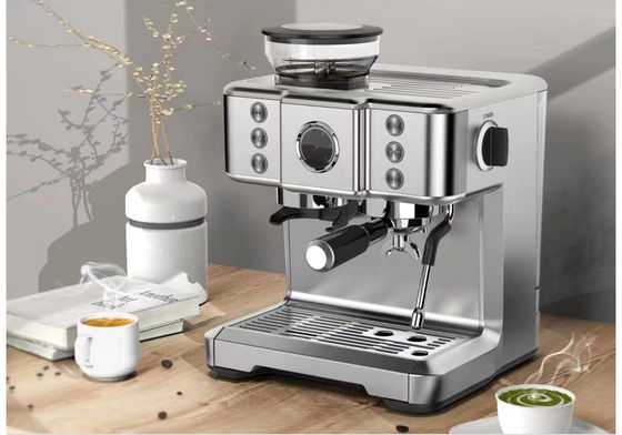 20 Bar Mesin Espresso Italia Express Stainless Steel Brushed
