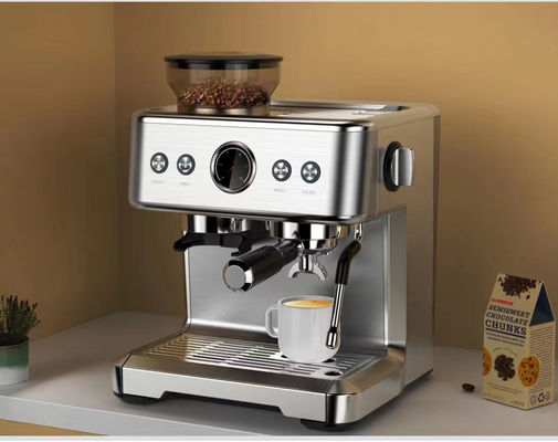 20 Bar Mesin Espresso Italia Express Stainless Steel Brushed