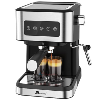 Kontrol layar sentuh Anbo Mesin cappuccino otomatis 20 bar
