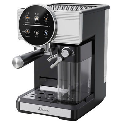Kontrol layar sentuh Anbo Mesin cappuccino otomatis 20 bar