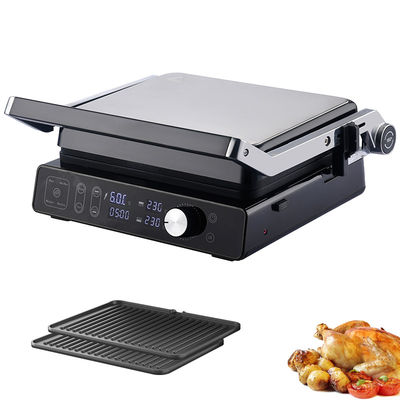 2000w Digital Electric Kitchentop Opsi Probe Suhu Penggunaan Rumah Tangga Dengan Plat Ptfe yang Dapat Dipisahkan Dan Kontrol Ketinggian